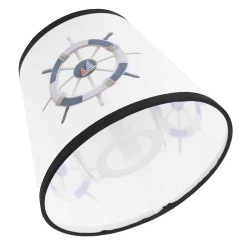 Angoily Rustikaler Stoff Lampenschirm Ersatz für Tischlampe und Pendelleuchte Dekorativer Lampenbezug für Schreibtisch Esszimmer und Wohnzimmer Einfache Montage Vintage Stil von Angoily