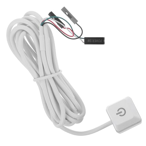 Angoily 1.65m Netzschalter Für Pc Stromkabel Externer Pc-netzschalter Mit Led-betriebsanzeige Für Computer-Host-Taste von Angoily