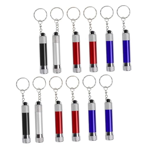 Angoily Schlüssel- -taschenlampen-set Schlüssel-taschenlampe 12-teilig Gemischte Farben Für Outdoor-aktivitäten von Angoily