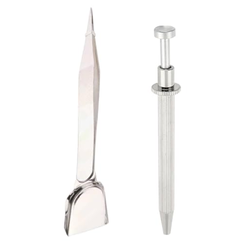 Angoily Schmuckzangen Krallen Greifer Prong Bead Holder Piercing Ball Grabber Werkzeug mit Rutschfestem Griff für Schmuckherstellung Elektronikreparatur und Nageldesign von Angoily