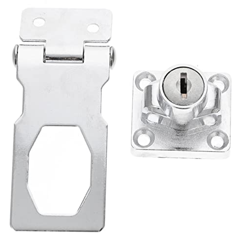 Angoily Schranktürschloss Abschließbar mit Schlüssel Rostfreier Metall Sicherheitsüberfalle für Werkzeugkisten Briefkästen und Kleine Türen Einfache Montage Verdeckte Schrauben Langlebig Angoily Schranktürschloss Abschließbar mit Schlüssel Rostfreier Metall Sicherheitsüberfalle für Werkzeugkisten Briefkästen und Kleine Türen Einfache Montage Verdeckte Schrauben Langlebig von Angoily