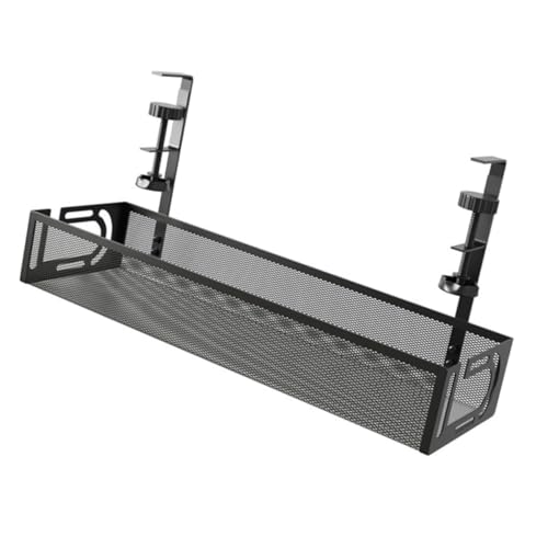 Angoily Kabelmanagement Tray Bohren Untertisch Kabel Organizer Für Ordnung Stabiler Aufbewahrungskorb Für Büro Und Zuhause Für Kabel Steckdosen Und Ladegeräte Angoily Kabelmanagement Tray Bohren Untertisch Kabel Organizer Für Ordnung Stabiler Aufbewahrungskorb Für Büro Und Zuhause Für Kabel Steckdosen Und Ladegeräte von Angoily