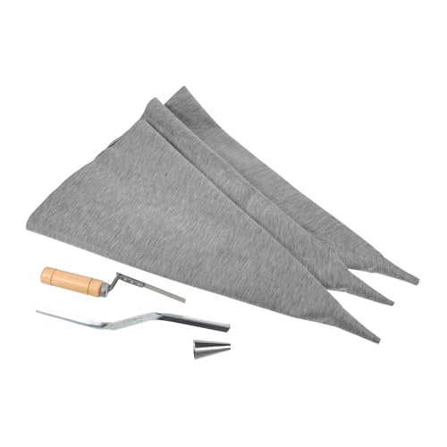 Angoily Schwerer Mörtel Fugenspritzbeutel mit Metallspitze aus Reißfestem Material Wasserdichtes Dichtungsbeutel Präzises Verfugen von Fliesen und Maurerarbeiten Inklusive von Angoily