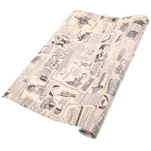Angoily Selbstklebende Vintage Tapete Retro Zeitung Wanddekor Abziehbare Küchen Wohnraumfolie Reusable Wandaufkleber für Möbel Fliesen Spiegel Glasflächen Angoily Selbstklebende Vintage Tapete Retro Zeitung Wanddekor Abziehbare Küchen Wohnraumfolie Reusable Wandaufkleber für Möbel Fliesen Spiegel Glasflächen von Angoily