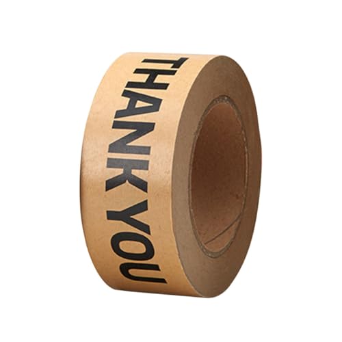 Angoily Selbstklebendes Beschreibbares Kraftpapier packband für Geschenkverpackung und Kartonversiegelung Reißfest Natürliches Geschenkpapier Vielseitig für Büro und Versand Geeignet Angoily Selbstklebendes Beschreibbares Kraftpapier packband für Geschenkverpackung und Kartonversiegelung Reißfest Natürliches Geschenkpapier Vielseitig für Büro und Versand Geeignet von Angoily
