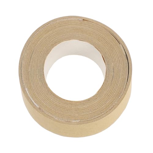 Angoily Selbstklebendes Lampenschirm Band aus Stoff Rolle Einfache Installation Langlebiges Material Eleganter Kantenschutz für Tischlampen DIY Lampenschirm Zubehör Beige von Angoily