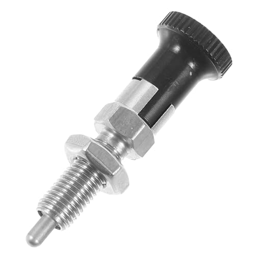 Angoily Selbstsichernder Edelstahl indexplunger mit Feinem Gewinde Einziehbarer Federbolzen Rändelgriffbedient Präzise Positionierung und Langlebige Verriegelung für Vielseitige Angoily Selbstsichernder Edelstahl indexplunger mit Feinem Gewinde Einziehbarer Federbolzen Rändelgriffbedient Präzise Positionierung und Langlebige Verriegelung für Vielseitige von Angoily