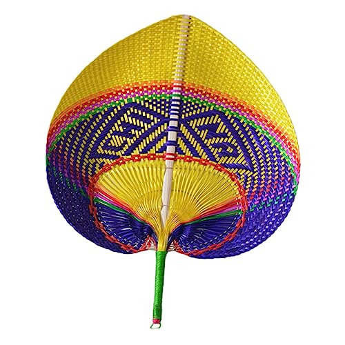 Angoily Shape Handfächer Handgewebtem Bambus Eleganter Sommerventilator für Partys und Strand Tragbar Handgemacht Dekorativ für Heiße Tage Geeignet Angoily Shape Handfächer Handgewebtem Bambus Eleganter Sommerventilator für Partys und Strand Tragbar Handgemacht Dekorativ für Heiße Tage Geeignet von Angoily