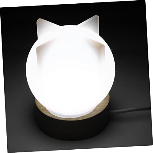 Angoily Silicone Nachttischlampe Form mit Basis Diy Kristall Kugel Licht Mold für Kreative Kunsthandwerke Design Sicher und Praktisch Geschenkidee für Angoily Silicone Nachttischlampe Form mit Basis Diy Kristall Kugel Licht Mold für Kreative Kunsthandwerke Design Sicher und Praktisch Geschenkidee für von Angoily