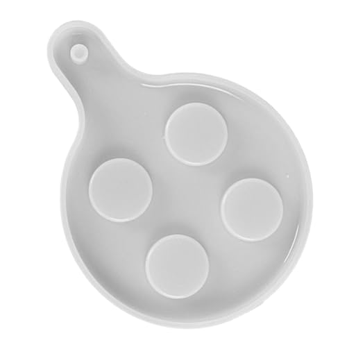 Angoily Silikon DIY Gießform für Kreative Flexible Epoxidharz Tabletts Transparent Langlebig für Selbstgemachte Getränkeuntersetzer und Weinhalter für Bastelfans von Angoily