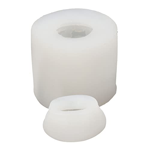Angoily Silikon Kerzenform Diy Duftkerzen Gießform Flexible und Wiederverwendbare Silikonform für Handarbeit für Sojawachs und Aromadekorationen Lebensmittelecht von Angoily