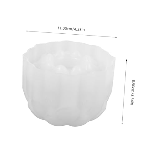 Angoily Silikon Kerzenhalter Form Lotusblüte DIY Gießform Teelichthalter Mold Leicht zu Reinigen Originelles Bastelset für Individuelle Wohnungsdekoration von Angoily