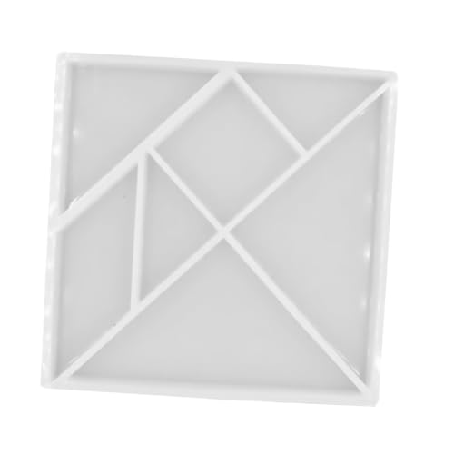Angoily Silikon Tangram Form für Epoxidharz Gießen Flexible Transparente DIY Jigsaw Puzzle Silikonform Wiederverwendbar Einfach zu Reinigen Geeignet für Harz Schmuckherstellung und Angoily Silikon Tangram Form für Epoxidharz Gießen Flexible Transparente DIY Jigsaw Puzzle Silikonform Wiederverwendbar Einfach zu Reinigen Geeignet für Harz Schmuckherstellung und von Angoily