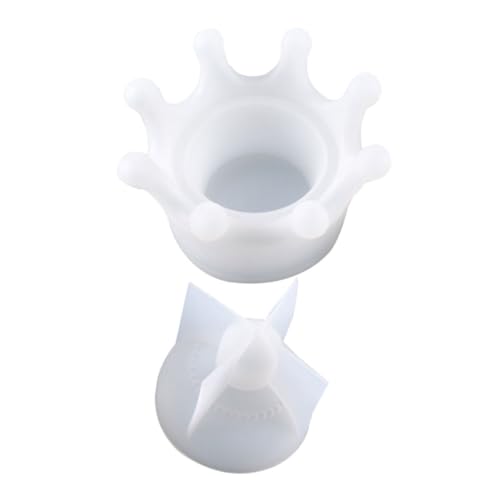 Angoily Silikonform Aufbewahrungsbox Kronenform mit Festem Deckel Epoxidharz Schmuckkasten Gießform Feine Details Glatte Oberfläche DIY Resin Casting für Heimdekoration und Angoily Silikonform Aufbewahrungsbox Kronenform mit Festem Deckel Epoxidharz Schmuckkasten Gießform Feine Details Glatte Oberfläche DIY Resin Casting für Heimdekoration und von Angoily