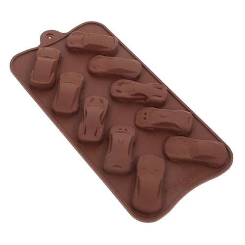Angoily Silikonform Auto Kuchen Backform Flexible Antihaftbeschichtet Vielseitig für Fondant Schokolade Seife DIY Bastelprojekte Langlebig und Leicht zu Reinigen für Retro Autoreifen von Angoily