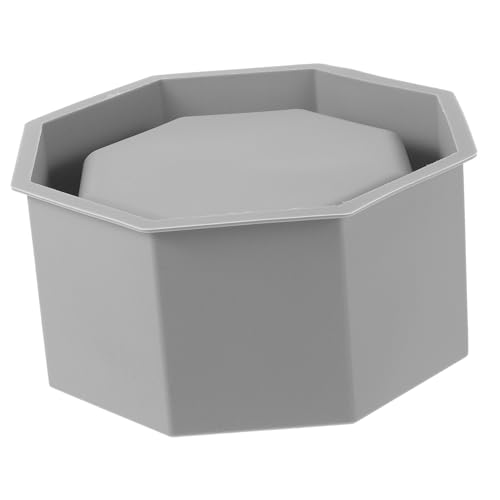 Angoily Silikonform Blumentopf DIY Pflanzgefäß Gießform Langlebig Leicht Entformbar Hexagonal für Kreative Pflanzenvasen Herstellung von Angoily