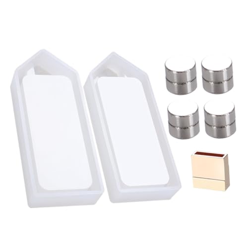 Angoily Silikonform DIY Crystal Epoxy Geldsparbüchse Form Flexibel Wiederverwendbar Ungiftig Einfach zu Reinigen für Basteln und Geschenke von Angoily