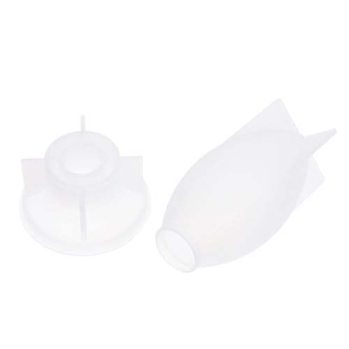 Angoily Silikonform Glühbirne mit Stabilem Sockel Hitzebeständig Flexibel für Harzgießen Kerzen Seifen Blumenpräparate DIY Resin Casting Mould Vielseitig für Kreative Dekorationen und von Angoily