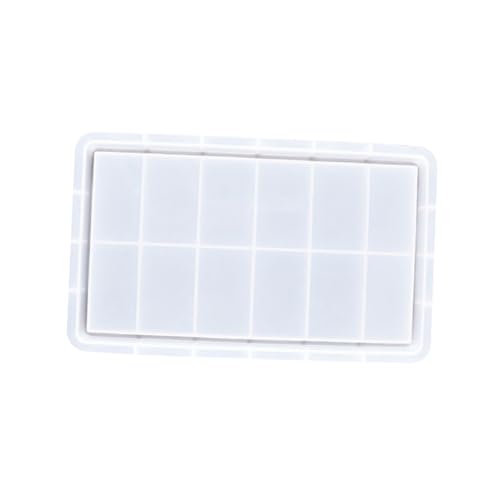 Angoily Silikonform Tablett Gießform Langlebig für Resin Kunstharz DIY Aufbewahrungstablett Rechteckig Mittelgroß Geeignet für Dekoration und Geschenk von Angoily