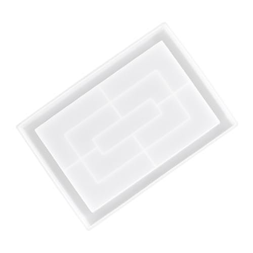 Angoily Silikonform für Epoxidharz Gießen Langlebiges DIY Gießform Tablett für Blumenhalter Serviertablett Aufbewahrung Robustes Silikon Vielseitig für Kreative Handwerksprojekte und Angoily Silikonform für Epoxidharz Gießen Langlebiges DIY Gießform Tablett für Blumenhalter Serviertablett Aufbewahrung Robustes Silikon Vielseitig für Kreative Handwerksprojekte und von Angoily