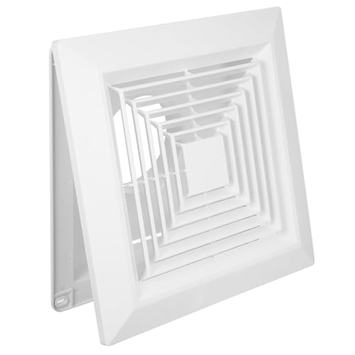 Angoily Square Ventilation Grille mit Clip Feuchtigkeitsbeständig für Badezimmer und Küche Kunststoff Lüftungsgitter mit Integrierter Deckenmontage Verbesserte Luftzirkulation Einfache von Angoily