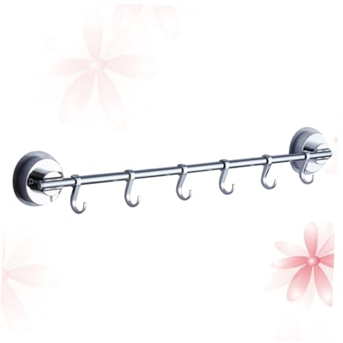 Angoily Starker Saugnapf Handtuchhalter Edelstahl Hakenleiste ohne Bohren Wasserdichter Rostfreier Wandhaken für Bad Küche Mehrzweck Garderobenhalter zur Platzsparenden Organisation Angoily Starker Saugnapf Handtuchhalter Edelstahl Hakenleiste ohne Bohren Wasserdichter Rostfreier Wandhaken für Bad Küche Mehrzweck Garderobenhalter zur Platzsparenden Organisation von Angoily