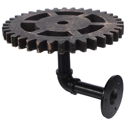 Angoily Steampunk Wandregal Robustem Rohr Vintage Eisen Ablage für Wohnzimmer Küche Schlafzimmer Balkon Rustikales Platzsparendes Wanddekor von Angoily