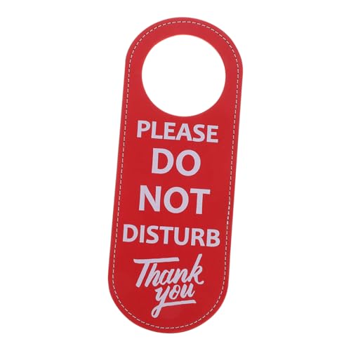 Angoily Stör mich nicht Türschild Doppelseitig Reversibel Türanhänger für Hotel und Büro Klare Lesbarkeit Modernes Design Einfache Anbringung Vorder Rückseite mit Unterschiedlicher von Angoily