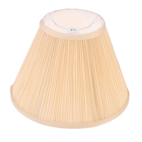 Angoily Plissierter Stoff Lampenschirm Für Deckenlampe Wandlampe Und Stehlampe Elegante Lichtabdeckung Schützt Vor Schafft Warme Atmosphäre Geeignet Für Verschiedene Lampen von Angoily
