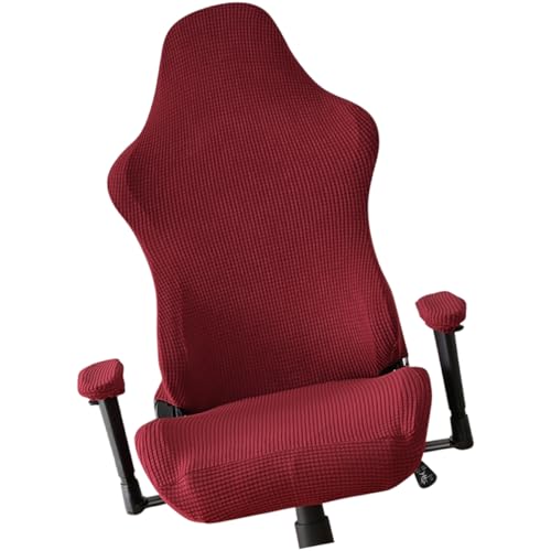 Angoily Stretchbarer Gaming Stuhlbezug mit Rückenlehne Sitz und Armlehnen Schutz aus Weichem Dehnbarem Material Waschbar rutschfest Kratzfest Langlebig Passend für Bürostuhl und Gaming Angoily Stretchbarer Gaming Stuhlbezug mit Rückenlehne Sitz und Armlehnen Schutz aus Weichem Dehnbarem Material Waschbar rutschfest Kratzfest Langlebig Passend für Bürostuhl und Gaming von Angoily