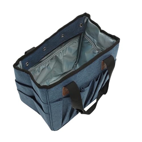 Angoily Strickgarn Aufbewahrungstasche mit Großer Kapazität Robustes Material Tragbarer Handgriff Vielseitig für Strickwerkzeuge und Häkelzubehör zum Organisieren von Wolle und Angoily Strickgarn Aufbewahrungstasche mit Großer Kapazität Robustes Material Tragbarer Handgriff Vielseitig für Strickwerkzeuge und Häkelzubehör zum Organisieren von Wolle und von Angoily