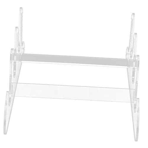 Angoily Tastaturständer keyboardständer Keyboard Shelf schlüsselboard ablage Klarer Tastaturhalter mechanische Tastatur 3-stufiger Tastaturhalter Schreibtischzubehör aus Acryl Transparent von Angoily