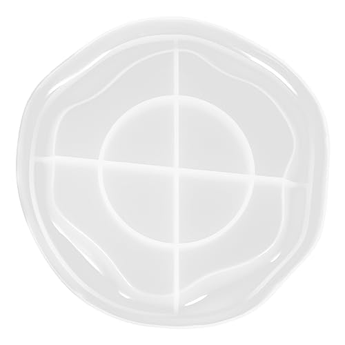 Angoily Teacup Tray Mold Silikon Gießform für Diy Epoxidharz Unregelmäßiger Wolken Tablett Hochwertige Silikonform für Kreative Bastelprojekte für Untersetzer und Schmuckablage von Angoily