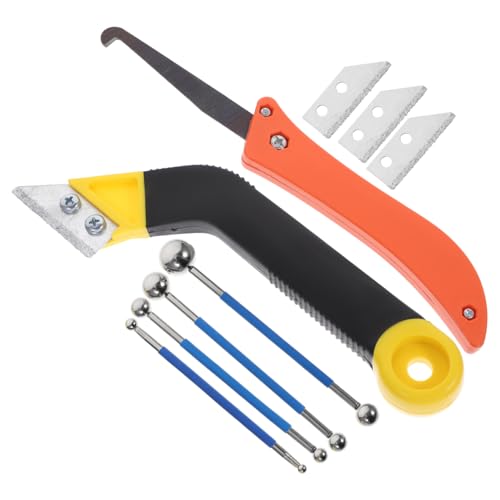Angoily Teiliges Fugenentfernungswerkzeug mit Rutschfestem Gummigriff Leichtes Handwerkzeug für Fliesenfugen und Silikonreste Geeignet für Küche Bad und Fenster Langlebig und Präzise Angoily Teiliges Fugenentfernungswerkzeug mit Rutschfestem Gummigriff Leichtes Handwerkzeug für Fliesenfugen und Silikonreste Geeignet für Küche Bad und Fenster Langlebig und Präzise von Angoily