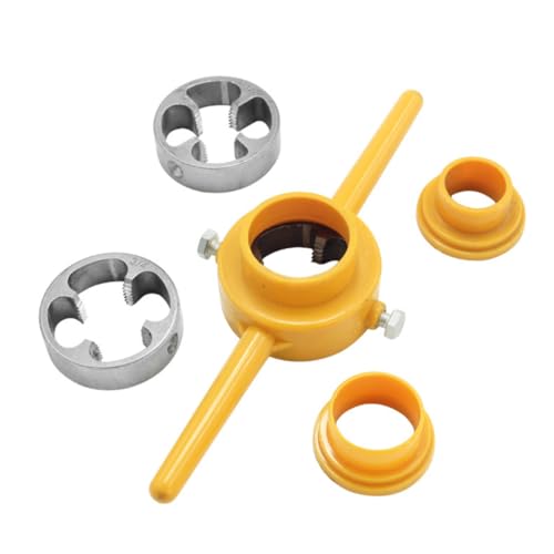 Angoily Teiliges Gewindeschneider set aus Kunststoff für Wasserrohre Präzises Gewindeschneiden Langlebig Vielseitig Einsetzbar für Sanitärreparaturen und Heimwerker Robust und Fein Angoily Teiliges Gewindeschneider set aus Kunststoff für Wasserrohre Präzises Gewindeschneiden Langlebig Vielseitig Einsetzbar für Sanitärreparaturen und Heimwerker Robust und Fein von Angoily
