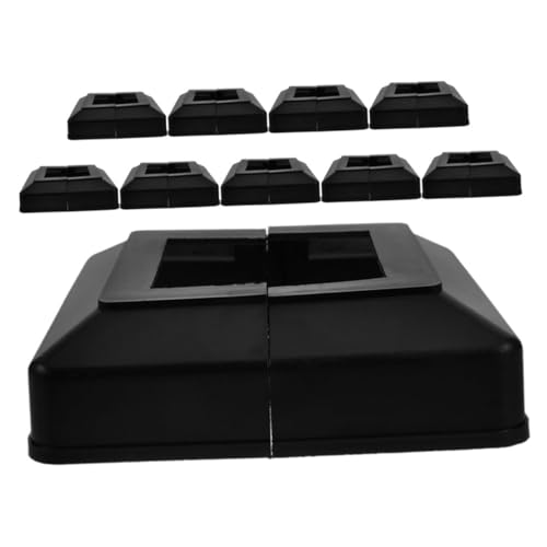 Angoily Teiliges Quadratische Kunststoff abdeckkappen für Pfostenbasis Geteiltes Design für Einfache Installation Wetterfest und Langlebig Geeignet für Geländer Zaun und Treppenhandlauf Angoily Teiliges Quadratische Kunststoff abdeckkappen für Pfostenbasis Geteiltes Design für Einfache Installation Wetterfest und Langlebig Geeignet für Geländer Zaun und Treppenhandlauf von Angoily