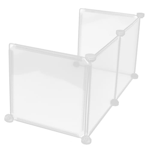 Angoily Tischteiler Partition Panel Bildschirme Hustenschutz für Theke abnehmbare Tischplatte schützender Niesschutzschirm Hustenschutz für Arbeitsplatte Spuckschutz Plastik Transparent von Angoily