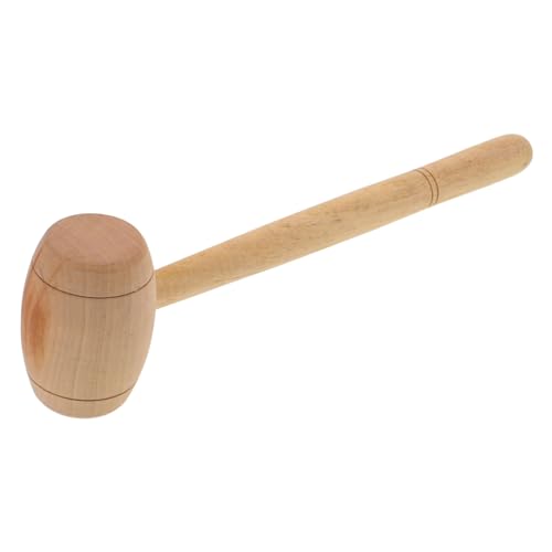 Angoily Töpferholzhammer Holzgriff Clay DIY Werkzeug für Tonskulpturen mit Glatter Oberfläche und Rasterseite Handliches Mallet für Tonmodellierung und Keramikgestaltung von Angoily