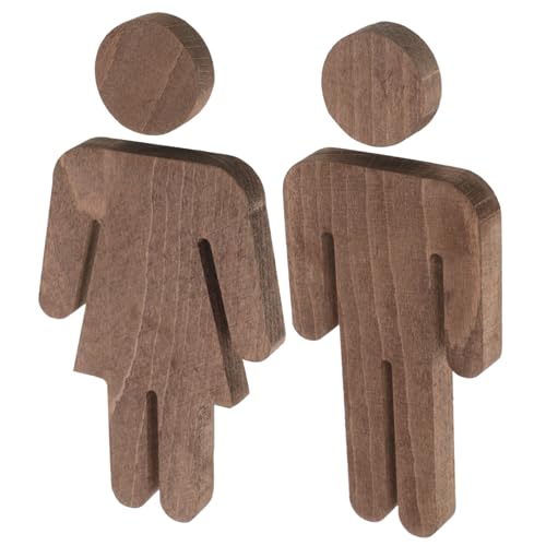 Angoily Toilettentürschild Badezimmerschild Holz Mann Frau Für Zuhause Wc Tür Waschraumschild Badezimmerschilder Toilettenschilder Angoily Toilettentürschild Badezimmerschild Holz Mann Frau Für Zuhause Wc Tür Waschraumschild Badezimmerschilder Toilettenschilder von Angoily
