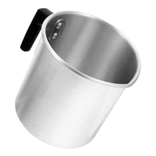 Angoily Topf Zur Kerzenherstellung Tropffreier Ausgießer Wachsschmelztiegel 18 L Metallkrug Tasse Mit Griff Zum Selbermachen Basteln Duftseife Lippenstift von Angoily