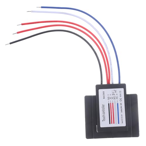 Angoily Touch Schalter Modul Dimmbar für LED spiegelleuchte mit Memory funktion Berührungsempfindlicher Sensor für Lichtleiste Einfache Klebeinstallation Kompatibel mit Acryl und Glas Angoily Touch Schalter Modul Dimmbar für LED spiegelleuchte mit Memory funktion Berührungsempfindlicher Sensor für Lichtleiste Einfache Klebeinstallation Kompatibel mit Acryl und Glas von Angoily