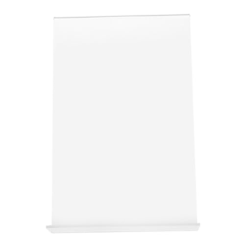 Angoily Transparenter Acryl Buchständer Schräger Desktop Book Display Rack Buchhalter für Büro Buchhandlung Stabiler Platzsparender und Kratzfester Präsentationsständer von Angoily