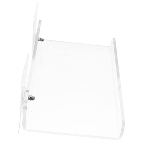 Angoily Acryl Wand Buchständer Transparent Wandmontierter Buchhalter für Bücher und Alben Dekoratives Bücherregal für Büro und Zuhause Angoily Acryl Wand Buchständer Transparent Wandmontierter Buchhalter für Bücher und Alben Dekoratives Bücherregal für Büro und Zuhause von Angoily