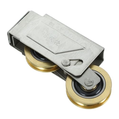 Angoily Tür und Fenster Schiebepulley aus Metall mit Doppellagrigem Kupferlager Geräuscharm Langlebig Korrosionsbeständig Geeignet für Möbel Duschtüren Aluminiumrahmen und Schiebetüren Angoily Tür und Fenster Schiebepulley aus Metall mit Doppellagrigem Kupferlager Geräuscharm Langlebig Korrosionsbeständig Geeignet für Möbel Duschtüren Aluminiumrahmen und Schiebetüren von Angoily