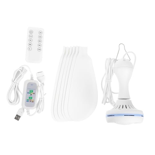 Angoily USB Deckenventilator Für Camping Tragbarer Hängender Mit Fernbedienung Blättrig USB Wiederaufladbar Leise Für Schlafsaal USB von Angoily