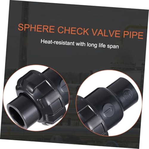 Angoily Upvc Rückschlagventil Kunststoff für Wasserleitung Langlebiges Non return Flap Valve Geeignet für Gartenschläuche Pool Bewässerungssysteme von Angoily