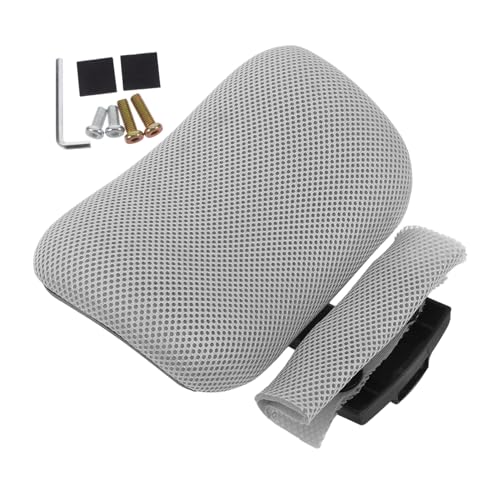 Angoily Verstellbare Bürostuhl Kopfstütze Ergonomisches Nackenkissen mit Schwamm Einfach zu Montierendes Aufsatzpolster für Computer und Gaming Stühle Langlebig und Sicher von Angoily
