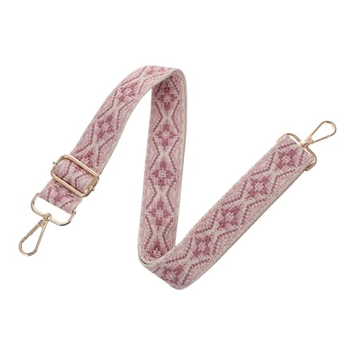 Angoily Verstellbarer Breiter Jacquard Taschengurt mit Clips Ersatz Schulterriemen für Handtaschen Damen Abnehmbar Leicht Modisch Passend für Umhängetaschen und Canvas Taschen von Angoily