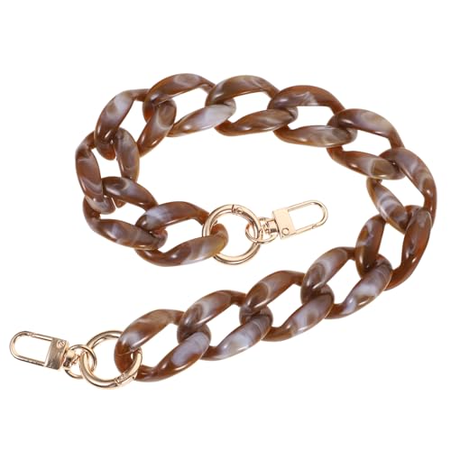 Angoily Vintage Abnehmbare Bunte Acryl Taschenkette Robuste Fischgrätenkette für Handtaschen und Geldbörsen Ersatz Umhängegurt mit Stabilen Karabinern Modisches DIY Zubehör Angoily Vintage Abnehmbare Bunte Acryl Taschenkette Robuste Fischgrätenkette für Handtaschen und Geldbörsen Ersatz Umhängegurt mit Stabilen Karabinern Modisches DIY Zubehör von Angoily