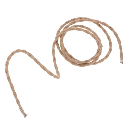 Angoily Vintage Gedrehtes Textilkabel mit Kupferkern Dekoratives Leuchtseil aus Lang Rustikales DIY Lampenkabel für Pendelleuchten im Wohnzimmer und Esszimmer von Angoily